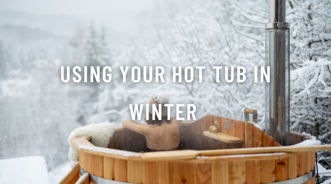 Using your hot tub in winter and keep it clean at the same time